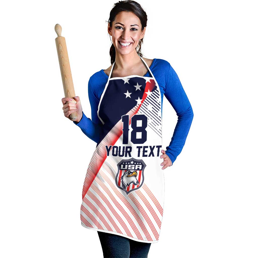 Custom USA Soccer Apron Play With Pride - Wonder Print Shop