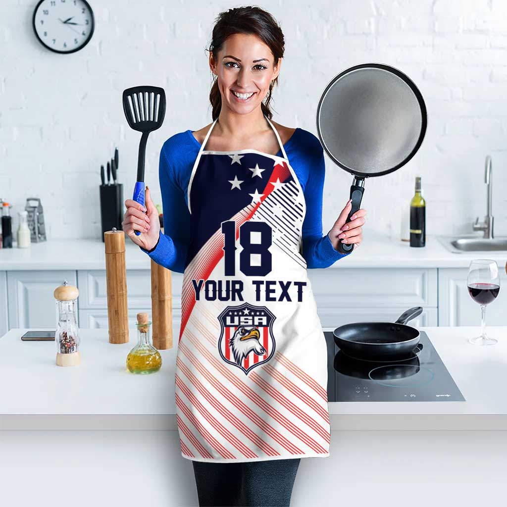 Custom USA Soccer Apron Play With Pride - Wonder Print Shop