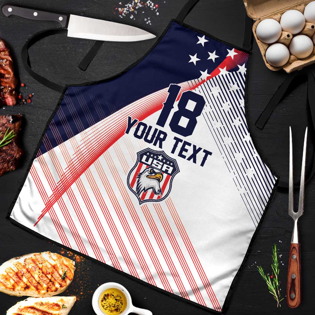 Custom USA Soccer Apron Play With Pride - Wonder Print Shop