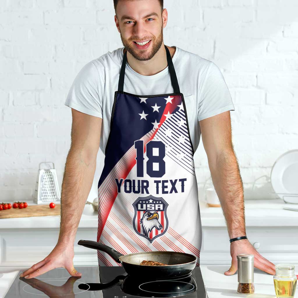 Custom USA Soccer Apron Play With Pride - Wonder Print Shop