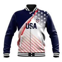 Custom USA Soccer Baseball Jacket Play With Pride - Wonder Print Shop