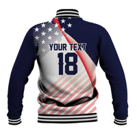 Custom USA Soccer Baseball Jacket Play With Pride - Wonder Print Shop