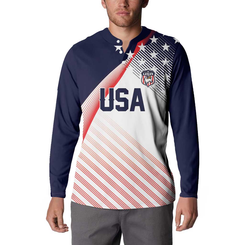 Custom USA Soccer Button Sweatshirt Play With Pride - Wonder Print Shop
