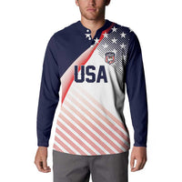 Custom USA Soccer Button Sweatshirt Play With Pride - Wonder Print Shop