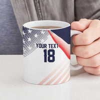 Custom USA Soccer Ceramic Mug Play With Pride - Wonder Print Shop