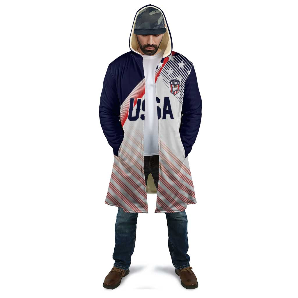 Custom USA Soccer Cloak Play With Pride - Wonder Print Shop