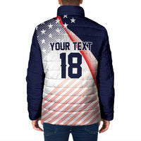 Custom USA Soccer Padded Jacket Play With Pride - Wonder Print Shop