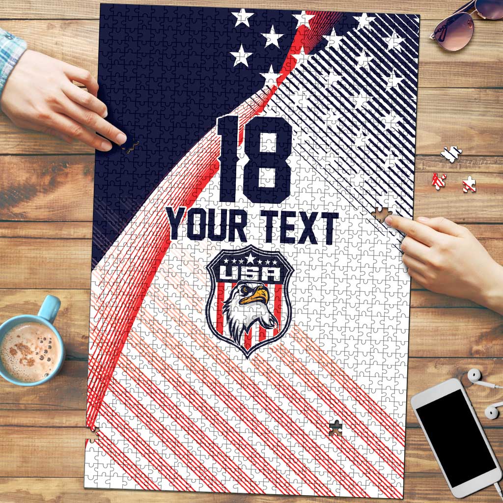 Custom USA Soccer Puzzle Play With Pride - Wonder Print Shop