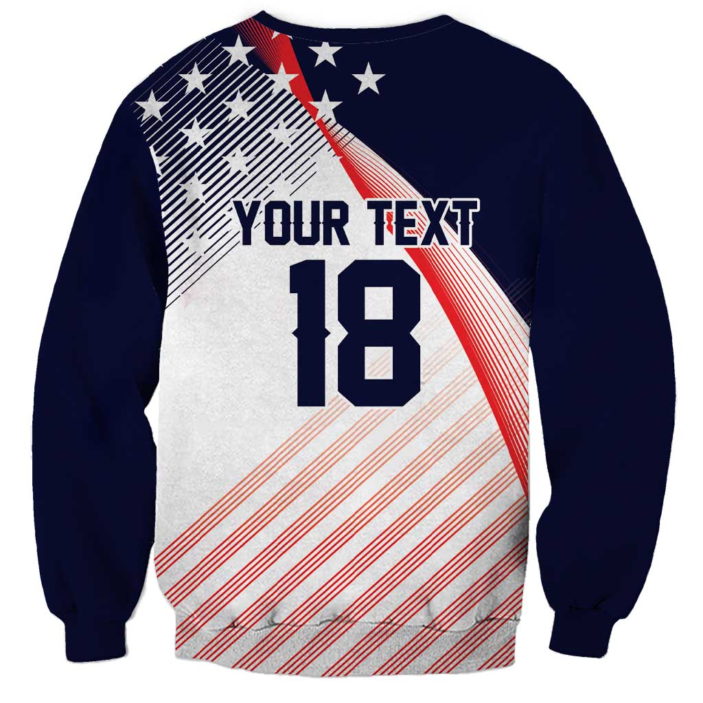 Custom USA Soccer Sweatshirt Play With Pride - Wonder Print Shop