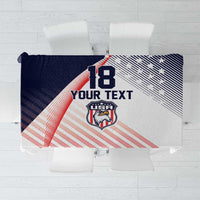 Custom USA Soccer Tablecloth Play With Pride - Wonder Print Shop