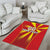 Custom North Macedonia Football Area Rug Come On Lavovi