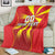 Custom North Macedonia Football Blanket Come On Lavovi