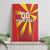 Custom North Macedonia Football Canvas Wall Art Come On Lavovi