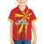 Custom North Macedonia Football Family Matching Off Shoulder Short Dress and Hawaiian Shirt Come On Lavovi