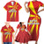 Custom North Macedonia Football Family Matching Short Sleeve Bodycon Dress and Hawaiian Shirt Come On Lavovi