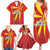 Custom North Macedonia Football Family Matching Summer Maxi Dress and Hawaiian Shirt Come On Lavovi