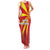 Custom North Macedonia Football Family Matching Tank Maxi Dress and Hawaiian Shirt Come On Lavovi