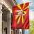 Custom North Macedonia Football Garden Flag Come On Lavovi