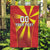 Custom North Macedonia Football Garden Flag Come On Lavovi