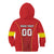 Custom North Macedonia Football Kid Hoodie Come On Lavovi