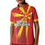 Custom North Macedonia Football Kid Polo Shirt Come On Lavovi