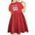 Custom North Macedonia Football Kid Short Sleeve Dress Come On Lavovi