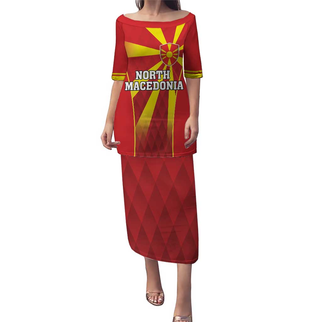 Custom North Macedonia Football Puletasi Come On Lavovi