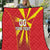 Custom North Macedonia Football Quilt Come On Lavovi