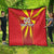 Custom North Macedonia Football Quilt Come On Lavovi