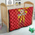 Custom North Macedonia Football Quilt Come On Lavovi