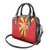 Custom North Macedonia Football Shoulder Handbag Come On Lavovi