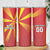 Custom North Macedonia Football Skinny Tumbler Come On Lavovi