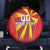 Custom North Macedonia Football Spare Tire Cover Come On Lavovi