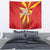 Custom North Macedonia Football Tapestry Come On Lavovi