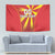 Custom North Macedonia Football Tapestry Come On Lavovi