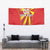 Custom North Macedonia Football Tapestry Come On Lavovi