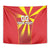 Custom North Macedonia Football Tapestry Come On Lavovi