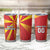 Custom North Macedonia Football Tumbler Cup Come On Lavovi