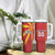 Custom North Macedonia Football Tumbler With Handle Come On Lavovi