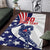 Custom United States Ice Hockey Area Rug USA Go Champions