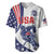 Custom United States Ice Hockey Baseball Jersey USA Go Champions