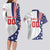 Custom United States Ice Hockey Couples Matching Long Sleeve Bodycon Dress and Hawaiian Shirt USA Go Champions