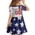 Custom United States Ice Hockey Family Matching Long Sleeve Bodycon Dress and Hawaiian Shirt USA Go Champions