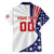 Custom United States Ice Hockey Family Matching Off Shoulder Maxi Dress and Hawaiian Shirt USA Go Champions