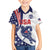 Custom United States Ice Hockey Family Matching Puletasi and Hawaiian Shirt USA Go Champions