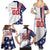 Custom United States Ice Hockey Family Matching Summer Maxi Dress and Hawaiian Shirt USA Go Champions