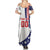 Custom United States Ice Hockey Family Matching Summer Maxi Dress and Hawaiian Shirt USA Go Champions