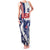 Custom United States Ice Hockey Family Matching Tank Maxi Dress and Hawaiian Shirt USA Go Champions