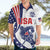 Custom United States Ice Hockey Hawaiian Shirt USA Go Champions