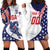 Custom United States Ice Hockey Hoodie Dress USA Go Champions